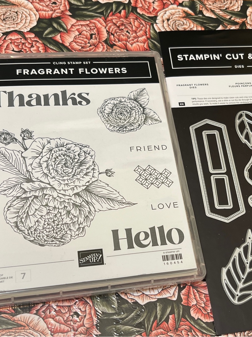 Stampin’ Up! Fragrant Flowers Dies Stamp Set & Favored Flowers DSP NEW